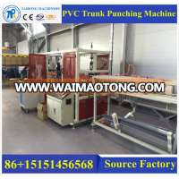 PVC cable duct punching machine with molds