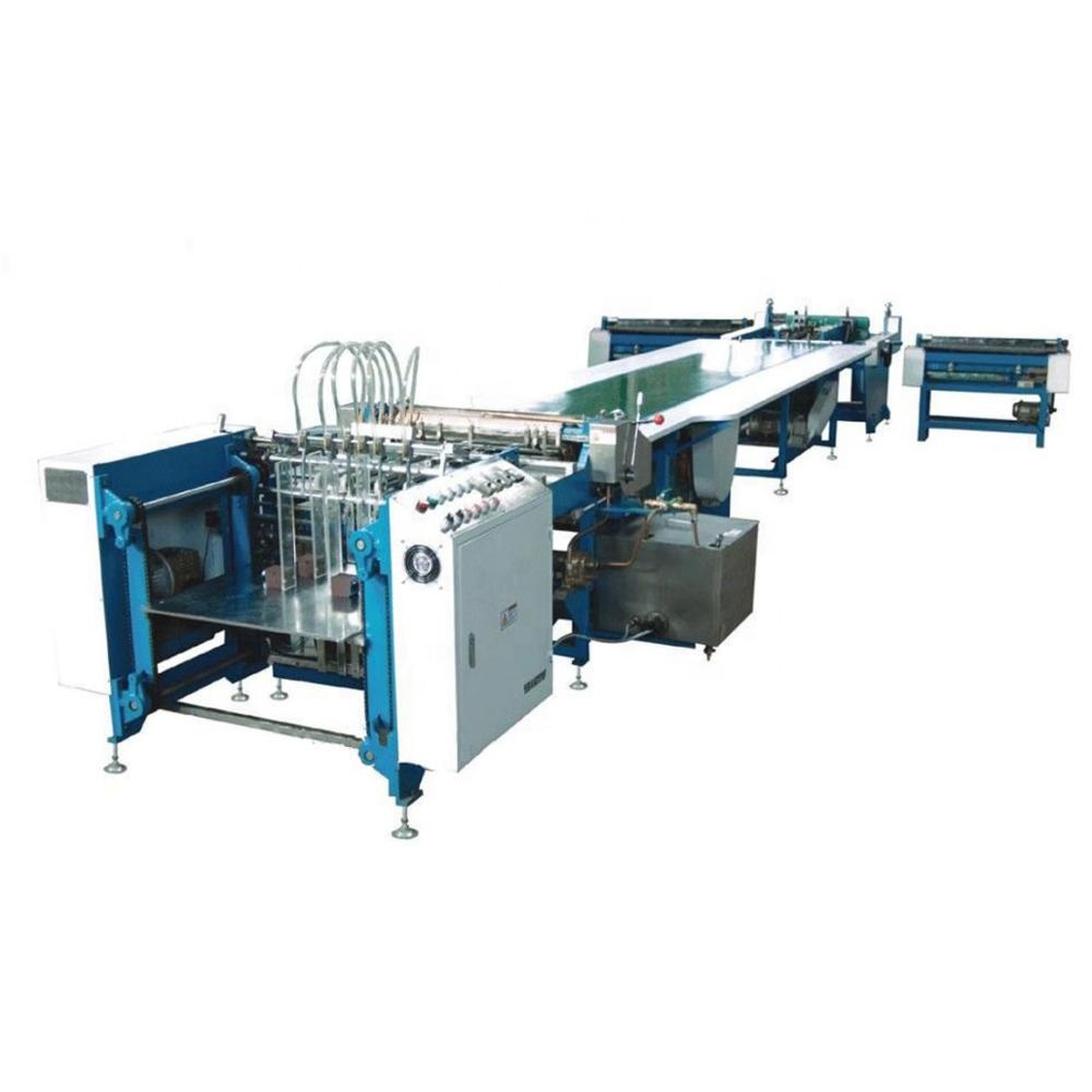 Zfj-600a Semi-auto Hardcover Box Making Machine/automatic Paper Box Glue Pasting Machine With Conveyor