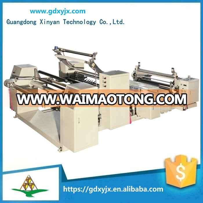 Automatic Non woven Fabric Hot Roll Perforating Embossing Rewinding Machine Supplier